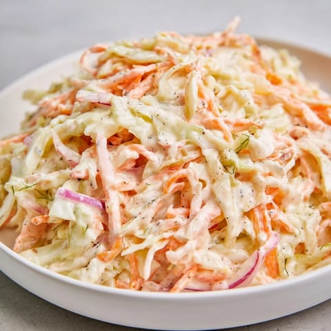Crisp cabbage carrot salad