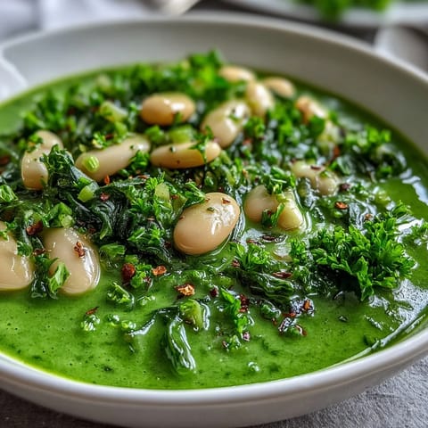 Spinach White Bean Soup