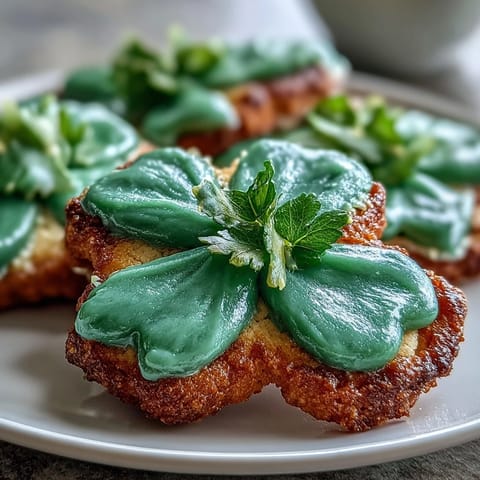 St Patricks Shamrock Sugar Cookies