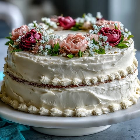 Taurus Graduation Floral Cake
