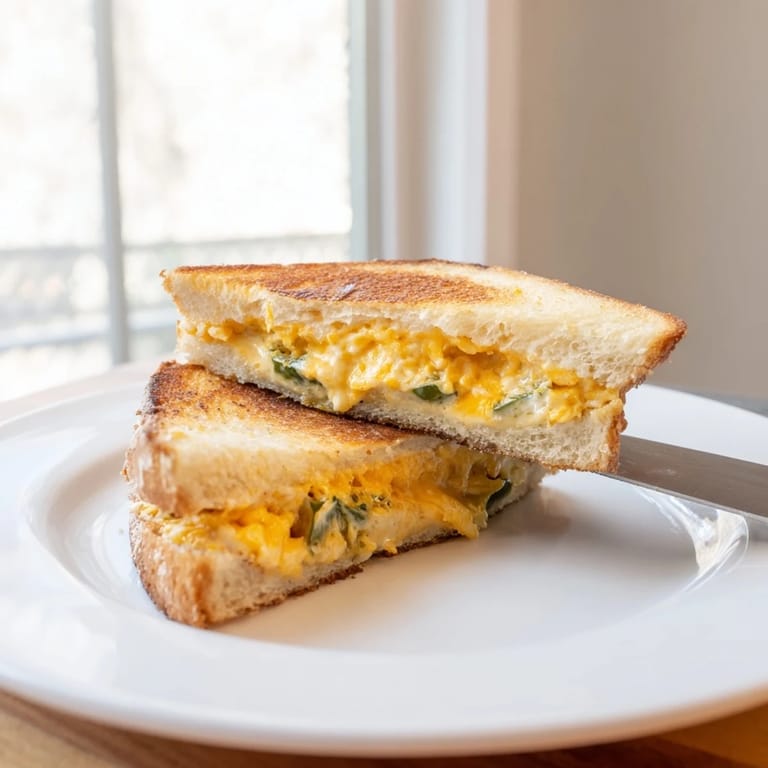 Perfectly grilled with buttery crusts, this spicy sandwich pairs wonderfully with a warm bowl of tomato soup.