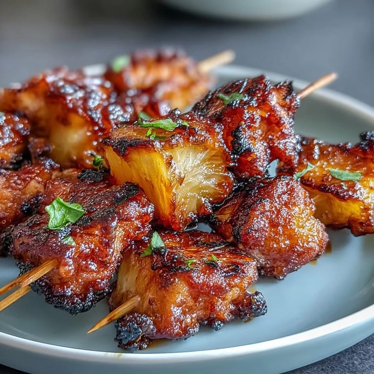 Crispy Air Fryer Chicken Pineapple Bites featuring tender chicken, juicy pineapple, and smoky seasonings in every bite.