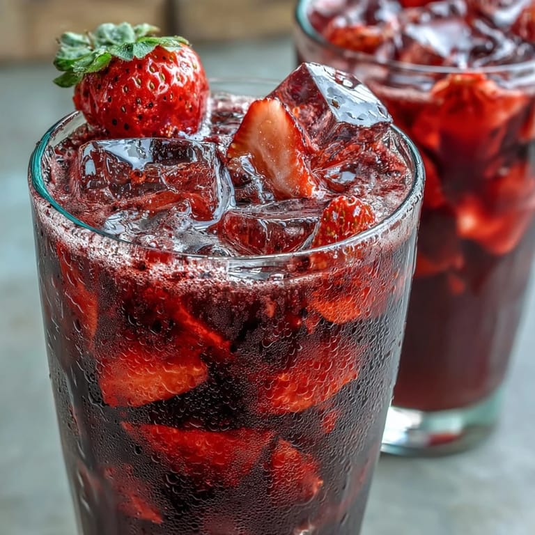 Refreshing strawberry açaí drink with green coffee extract, offering a fruity and energizing beverage inspired by Starbucks.