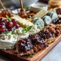 A dreamy Pisces Zodiac snack board with blue fruits, treats, and whimsical sweets arranged for an ocean-inspired party spread.